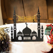 Ramadan Mubarak: Silhouette Mosque Tabletop Decor - WAMH101